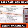 Bansos Cair Cek Namamu Dengan Mudah Secara Online di HPmu