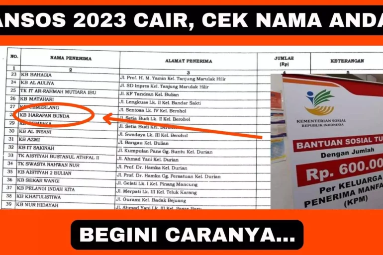 Bansos Cair Cek Namamu Dengan Mudah Secara Online di HPmu